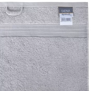 Dyckhoff Siena telo da bagno argento 70 x 140 cm