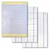Dyckhoff Mojito set canovacci Cocktail, a quadri, 3 pezzi, 50x70 cm