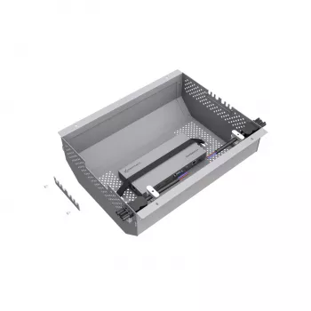 Kindermann coperchio protettivo a filo per CablePort Standard Box - alluminio anodizzato argento