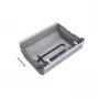 Kindermann coperchio protettivo a filo per CablePort Standard Box - alluminio anodizzato argento