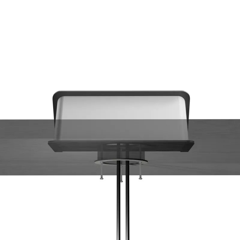 Kindermann CablePort desk 80 modulo di alimentazione per scrivania a 4 posti, nero