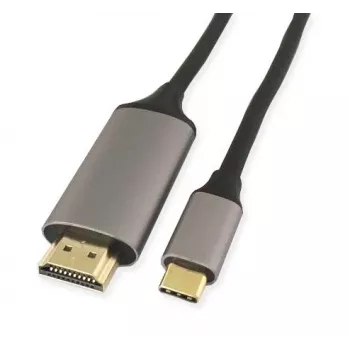 KINDERMANN cavo adattatore USB-C a HDMI, 5 m, nero (WLZ-4423 L=5m)