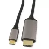 KINDERMANN cavo adattatore USB-C a HDMI, 5 m, nero (WLZ-4423 L=5m)