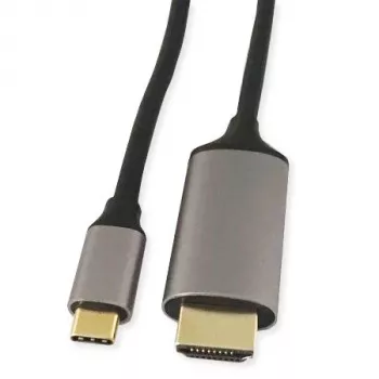 KINDERMANN cavo adattatore USB-C a HDMI, 5 m, nero (WLZ-4423 L=5m)