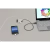 Kindermann CablePort table³ box di connessione da tavolo per montaggio a incasso, argento