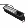 Kindermann CP Office Desk pannello di connessione a 6 posti con 4 x presa di alimentazione (7550000304)