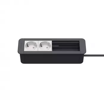 Kindermann CablePort Office telaio a 4 posti 2x presa KIN 7551000202