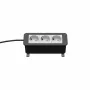 Kindermann CP Office Desk ciabatta 3 prese con 3 prese Schuko, cavo 2m, argento/nero