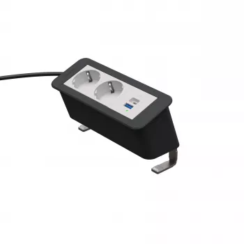 Kindermann CP Office Desk 3 posti 2x presa 1x USB PD (7550000132)
