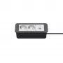 Kindermann CP Office Frame a 3 posti 2x Schuko 1x USB-C PD modulo di connessione per tavolo