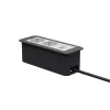 Kindermann CP Office Frame a 3 posti 2x Schuko 1x USB-C PD modulo di connessione per tavolo