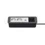 Kindermann CP Office Frame a 4 posti 2x Schuko 1x USB-C PD modulo alimentazione e dati per tavolo