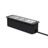 Kindermann CP Office Frame a 4 posti 3x Schuko 1x USB-C PD modulo di connessione per tavolo