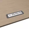 Kindermann CP Office Frame a 4 posti 3x Schuko 1x USB-C PD modulo di connessione per tavolo