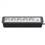 Kindermann CP Office Frame 6 posti 5x presa di alimentazione 1x caricatore USB-A nero (7551000325)