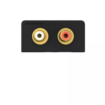 Kindermann modulo di connessione audio L/R antracite KIN 7457000510