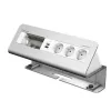 Kindermann CablePort desk a 6 posti 3x alimentazione USB modulo a morsetto per tavolo (7430001163)