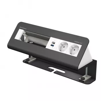 Kindermann CablePort desk² 6 posti 2x presa USB modulo a morsetto da tavolo