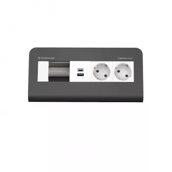 Kindermann CP desk 80 a 4 posti 2x alimentazione USB (7430001372)