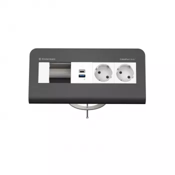 Kindermann CP desk 80 a 4 posti 2x alimentazione USB (7430001372)