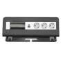 Kindermann CablePort desk a 6 posti 3x Schuko 2x USB-A modulo di connessione per scrivania argento/nero