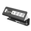 Kindermann CablePort desk a 6 posti 3x Schuko 2x USB-A modulo di connessione per scrivania argento/nero