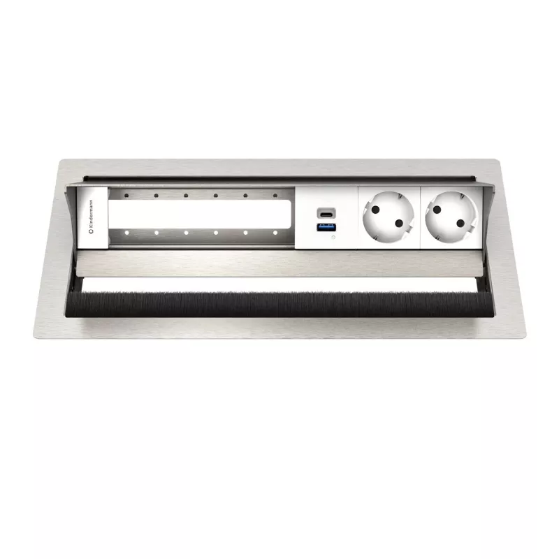 Kindermann CablePort Standard² VA 6 posti 2x presa 1x USB