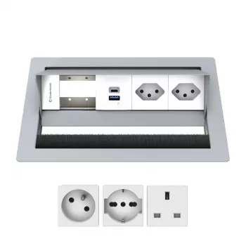 Kindermann CP Standard² 4 posti 2x Schuko/USB INT 7492IN1172