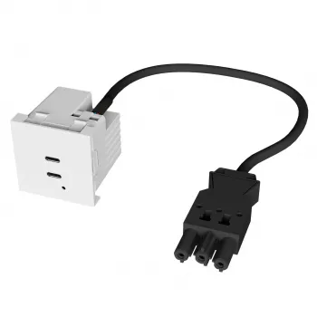 Kindermann caricabatterie USB-C doppia porta 65W PD