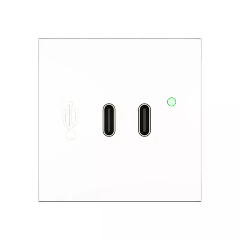 Kindermann caricabatterie USB-C doppia porta 65W PD