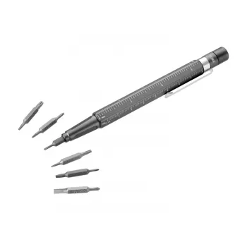 TROIKA Bit-Stift CONSTRUCTION TOOL 13 Penna a sfera multi-tool (BIT20/TI)