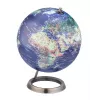 TROIKA Globe 23.5 Degrees (G2507-P2P2/CB) - globo da scrivania fermacarte, base cromata, 60mm