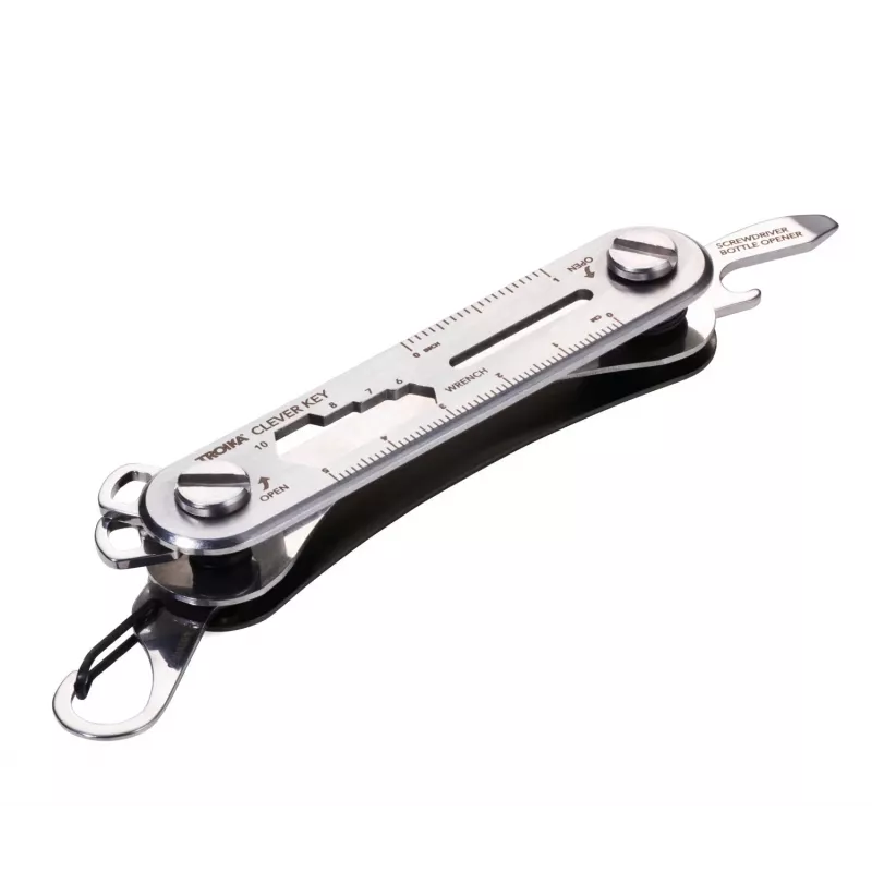 Troika CLEVER KEY Portachiavi Organizer Titanium