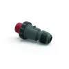 Bals Elektrotechnik spina industriale CEE 63A 5p 400V 6h IP67 morsetto a vite ghiera a baionetta rosso