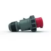 Bals Elektrotechnik spina industriale CEE 63A 5p 400V 6h IP67 morsetto a vite ghiera a baionetta rosso