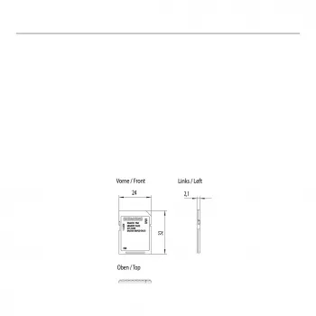 Siemens 2GB SIMATIC Secure Digital (SD) scheda di memoria 6AV2181-8XP