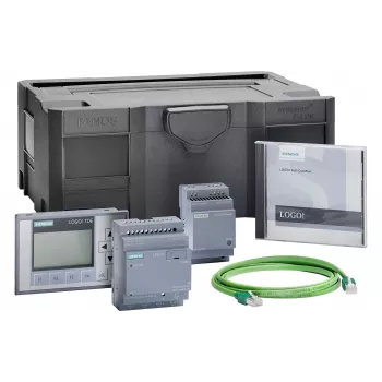 Siemens LOGO! starter kit 12/24 V 8.4 con LOGO! TD display testuale (6ED1057-4BA11-0AA0)