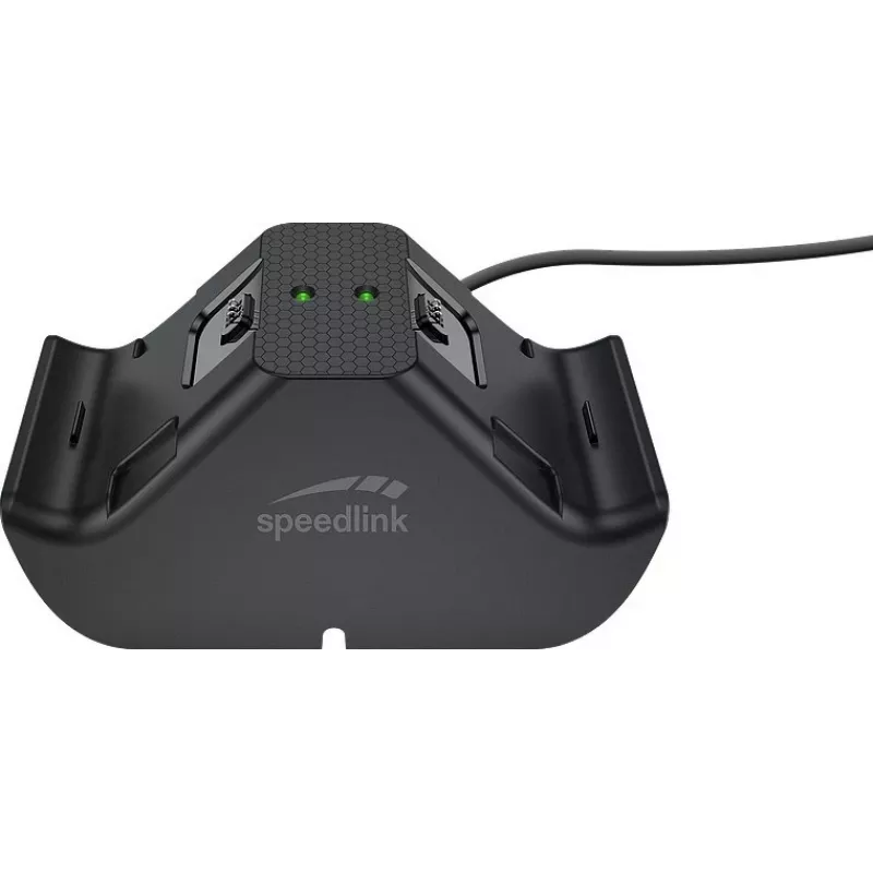 Speedlink JAZZ Base di ricarica USB per controller, 1,5 m, Nero (SL-260002-BK)