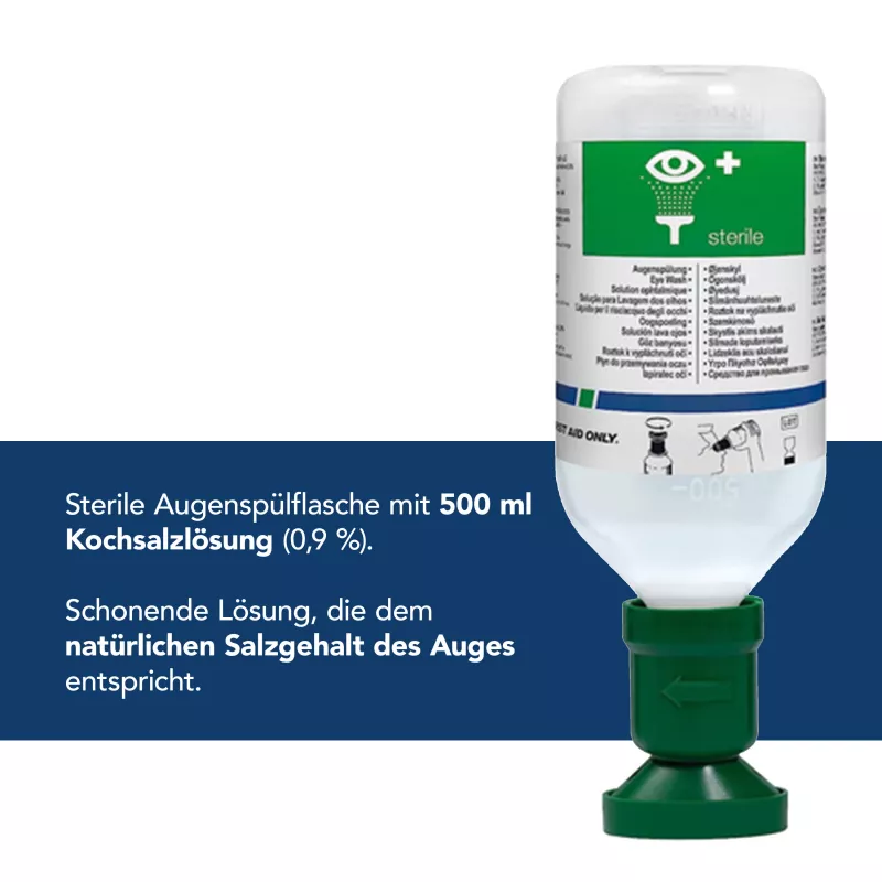 First Aid Only flacone lavaggio oculare 500 ml