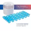 First Aid Only portapillole con divisore per compresse blu bianco