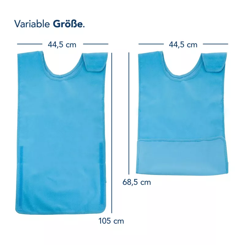 First Aid Only bavaglino per pazienti blu regolabile individualmente 1 pz.