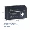 First Aid Only kit di primo soccorso per moto DIN 13167 blu con giubbotto di segnalazione