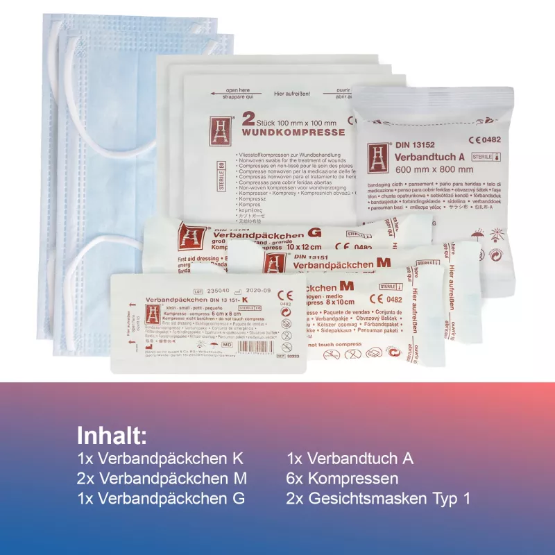 First Aid Only kit di ricambio primo soccorso DIN 13164 1 set
