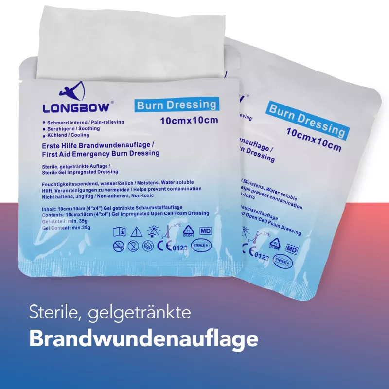 First Aid Only medicazione per ustioni P-91400 00 trasparente 10 pz.
