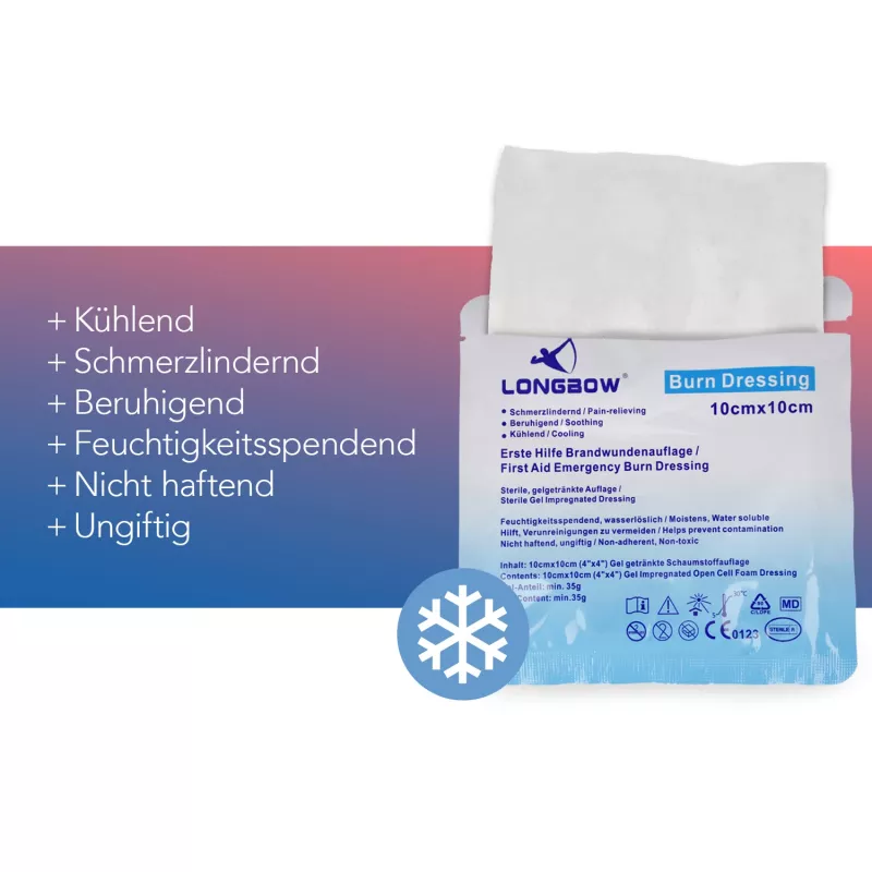 First Aid Only medicazione per ustioni P-91400 00 trasparente 10 pz.