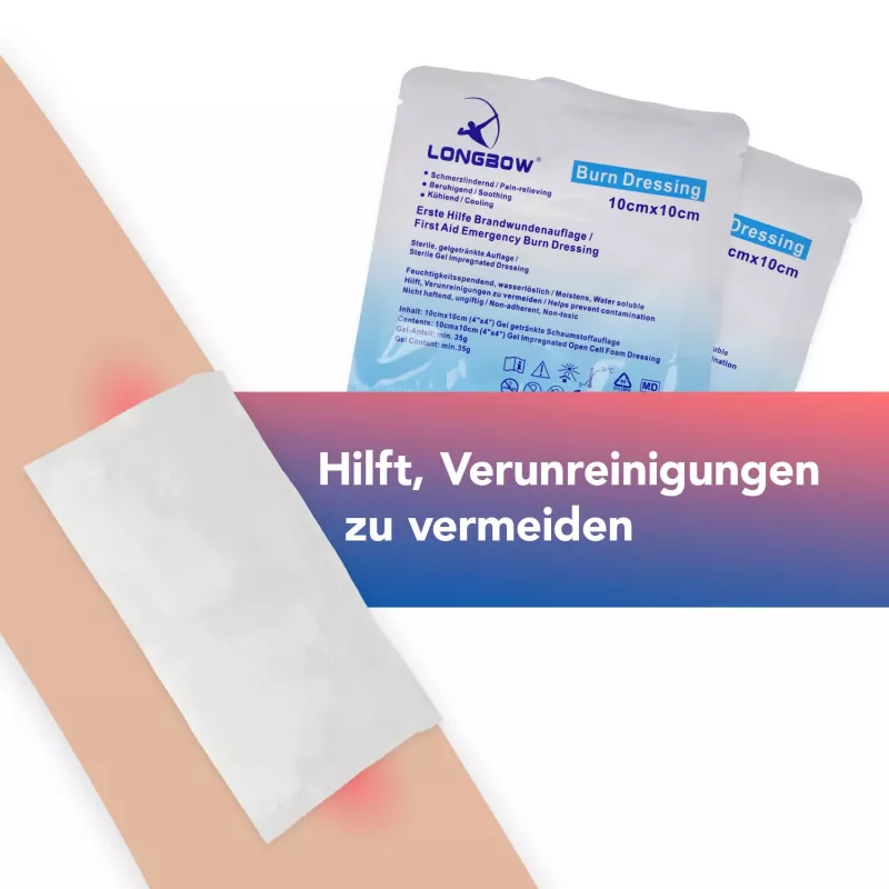 First Aid Only medicazione per ustioni P-91400 00 trasparente 10 pz.
