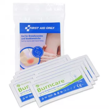 First Aid Only gel per ustioni P-91401 00 trasparente 8 bustine
