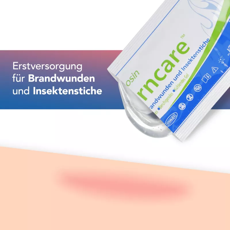 First Aid Only gel per ustioni P-91401 00 trasparente 8 bustine