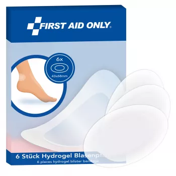 First Aid Only cerotto per vesciche P-10070 trasparente 6,8 x 4,3 cm 6 pz.