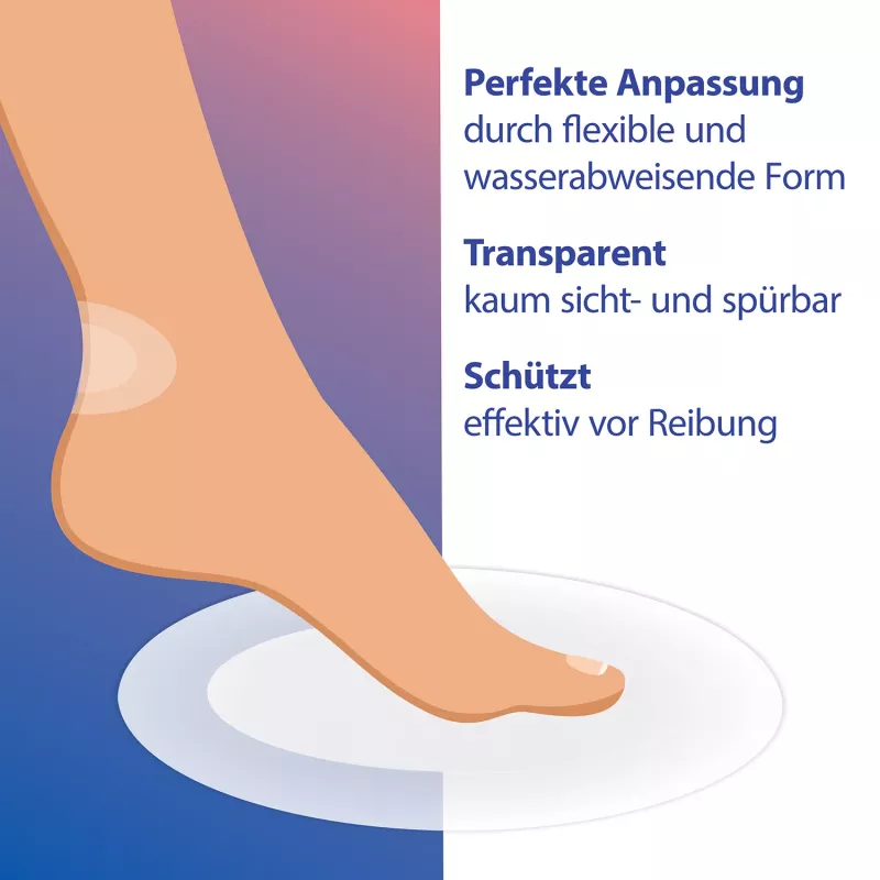 First Aid Only cerotto per vesciche P-10070 trasparente 6,8 x 4,3 cm 6 pz.